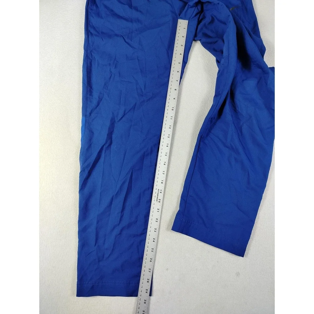 Nike Track Pants Mens Large Blue Dri-FIT Woven Elastic Waist Pockets‎ Athletic